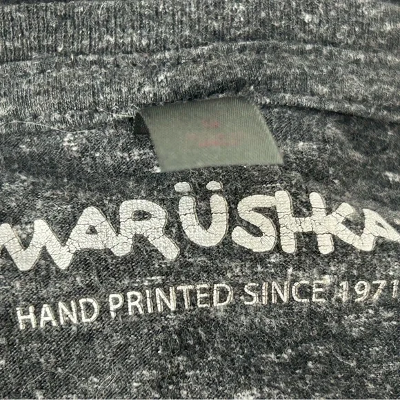 Marushka Gray Heathered Cat Antics T-shirt Small - Picture 5 of 10